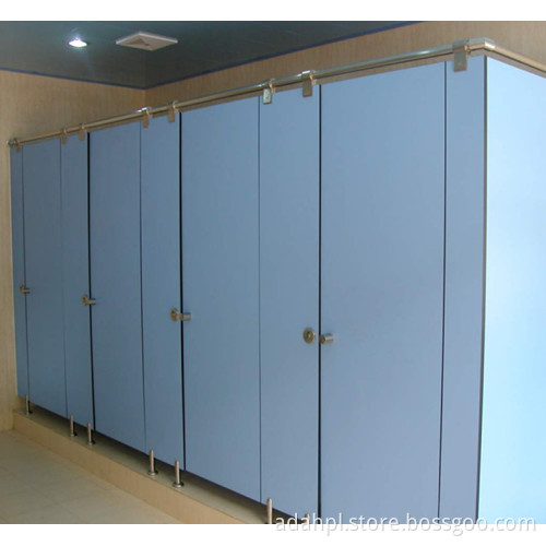 hpl toilet partition and shower material with nylon accessories
